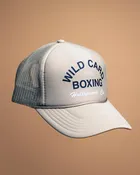 Wild Card Boxing Old School 1995 Logo Trucker Hat - Khaki