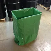 Bag, 22″ x 16″ x 58″ Low Density Gusseted Polyethlene Liner – Green (4 mil)