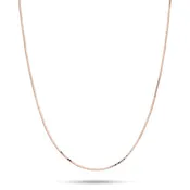 0.6mm Lite Box Chain in Rose Gold