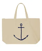 Cotton Canvas Anchor Tote
