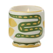 A Dopo 8 Oz Handpainted Ceramic Candle
