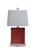 Agate Red Jade Lamp
