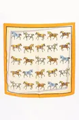 Derby Bandana Scarf in Orange
