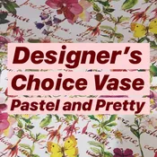 Designer's Choice Vase Pastel and Pretty