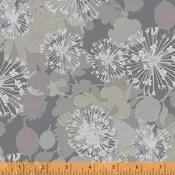 108" Backing - Floret, Grey