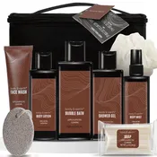 8 Pcs Luxury Spa Gift Basket Body Wash for Fathers Day Birthday
