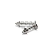 12G/10G Labret, Cone- 316L S. Steel