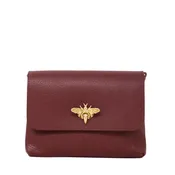 Germán Fuentes Genuine Italian Leather Butterfly Croc-Embossed Crossbody Mini Bag - GF1150