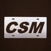 Custom front license plate — Central Sheet Metal and Steel