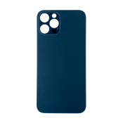 iPhone 12 Pro Back Glass with Large Camera Hole - No Logo - Pacific Blue