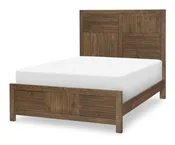 0832 Summer Camp LK Complete Panel Bed, Full 4/6 Brown Finish