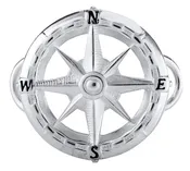LeStage Compass Rose Sterling Silver Convertible Clasp