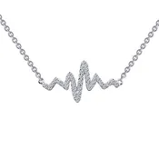 0.39 CTW Heartbeat Necklace