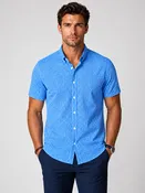 Bastille Check Short Sleeve Tech Shirt
