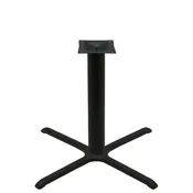 36" x 36" Stamped Steel Crossfoot Table Base