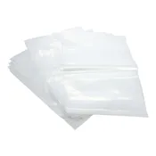 100 Pack Heavy Duty 8" x 10" Resealable 4Mil Thick Plastic Big Clear Poly Dispenser Food Safe Storage Bags