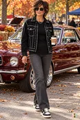 After Hours Studded Denim Jacket