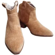 Band of Gypsies Delta Camel Corduroy Bootie