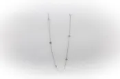 18kw Diamond Hang Necklace