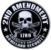 2nd Amendment Original Homeland Security Patch