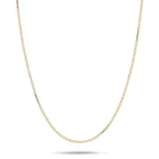 0.8mm Venetian Box Chain in Gold