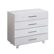 4-Drawer White Chest of Drawers