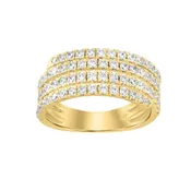 1.25 Carat Chunky Gold Wedding Band | Genuine 14k Yellow Gold
