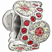 Chamilia Daisy Bouquet Red & Yellow Charm | FREE Shipping | All Sales Final