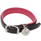 Leather Collar Pink