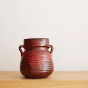 Small Textured Ceramic Urn — Kimberly Rider Interiors