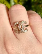 14kt .25ct Diamond CC Ring