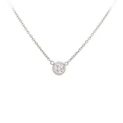 1/2ct solitaire necklace