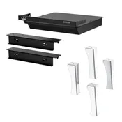 1700 WOOD STOVE- OA10246- BRUSHED NICKEL CAST IRON STRAIGHT LEGS WITH ASH DRAWER