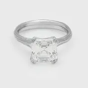 3.53ct Asscher Diamond Ring