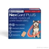 NexGard PLUS Chews for Dogs 8.1 to 17 lbs - 3 Month Supply