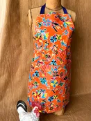 Aztec Orange Apron