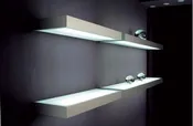 LED lighted glass shelf ‘Venice’