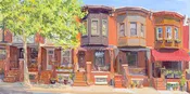 "That's a Wrap On Ellwood" Fine Art Print of an Original Painting by Crystal Moll