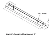 BMP6T Standard Truck 6’ Parking Bumper