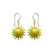 Sun Face earrings — Bamboo Jewelry
