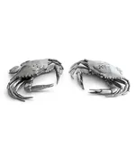 Pewter Blue Crab Salt and Pepper Shakers