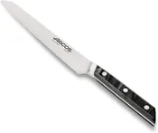 Arcos Eclipse Series - 8" Serrated Bread Knife, Black Acrylic Handle