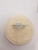 10Kt White Gold Cluster Ring Featuring .50 Carats Of Natural Diamonds