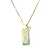 Crystal Comfit Australian Opal Necklace