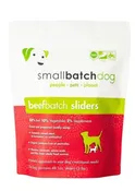 Small Batch Dog Beef Batch Sliders Raw Frozen Dog Food, 3-lb
