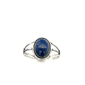 Crested Butte Lapis Lazuli Silver Navajo Cuff Bracelet