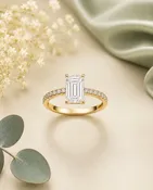 14K Rose/White Gold Diamonds Ring