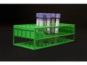13 mm Resin Tube Racks, Green