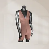 109 High Compression 360 Faja | Mid Thigh | With Bra | Frontal Hooks | Pelvic Zipper