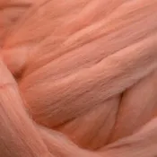 Merino solid dyed top - "Salmon"